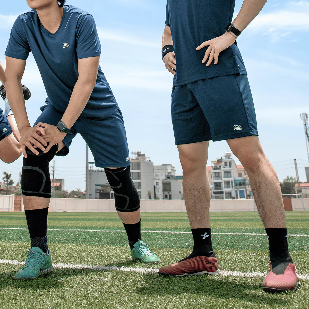 Set bộ đồ thể thao nam Promax Pickleball, Tennis, tập Gym Áo thun và quần Thoáng khí Coolmate