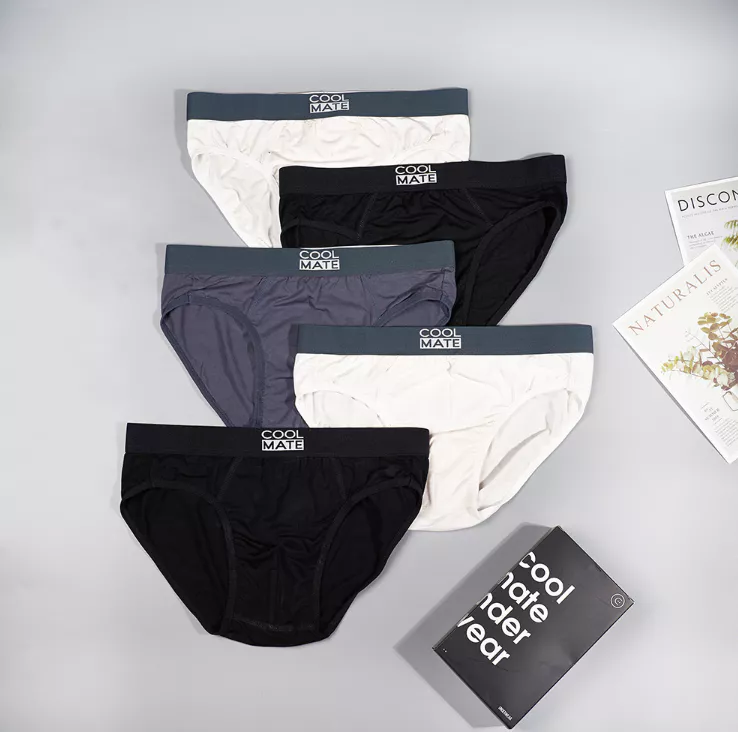 Set 2 quần lót nam Bamboo Brief tam giác mềm mại, thấm hút, kháng khuẩn Coolmate