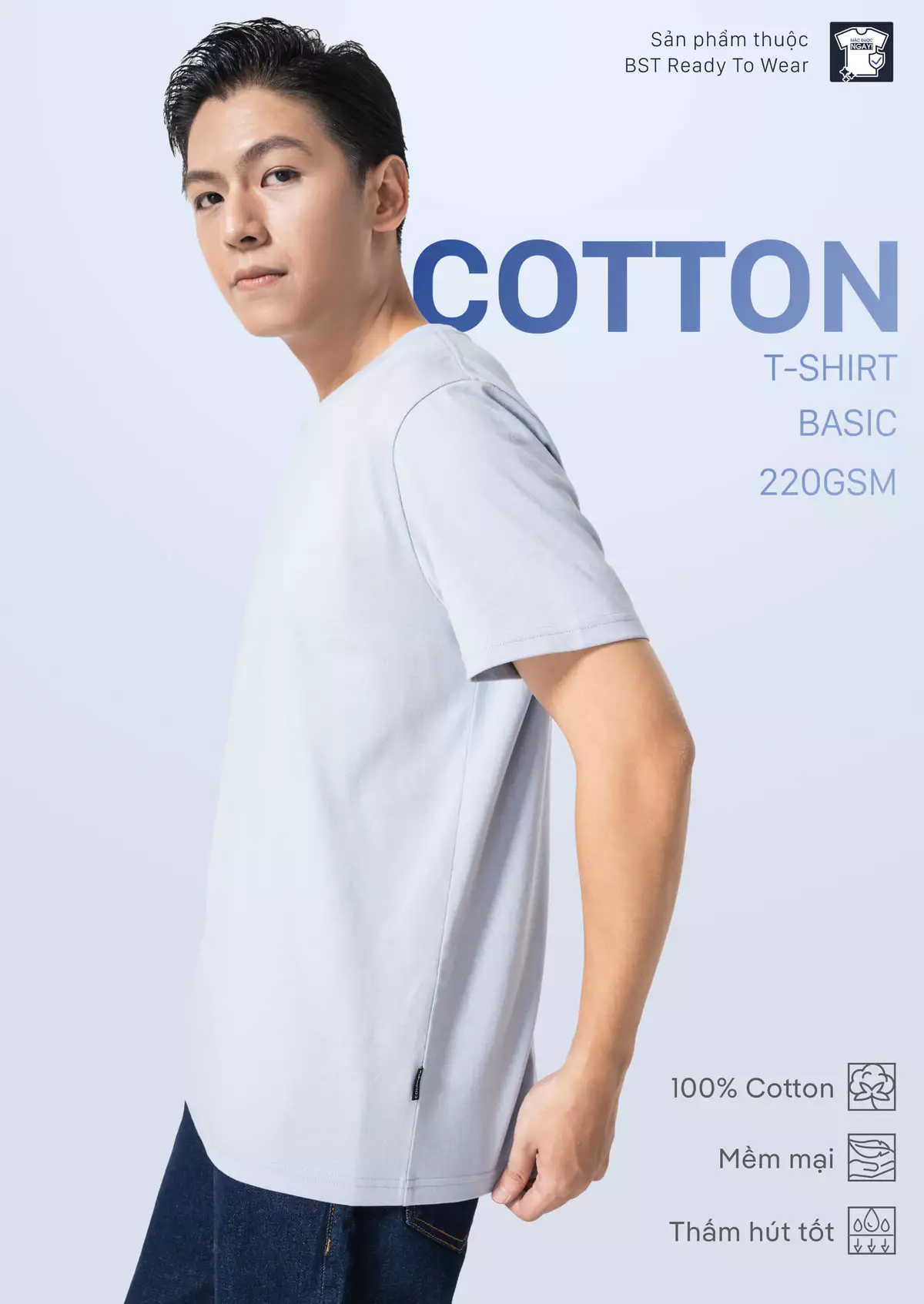 Set đồ đi biển Áo thun 220gsm Quần summer cool 7 inch 2 lớp mềm mại thoải mái Coolmate