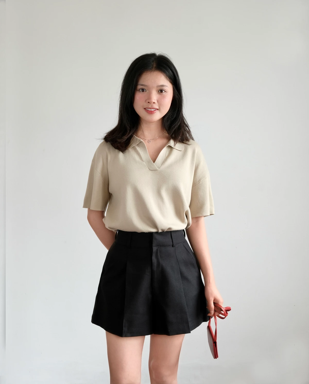 Quần Đùi Nữ Vải Linen Ống Rộng Tôn Dáng Sang Trọng Nhiều Màu - Linen Shorts - THE J STUDIO