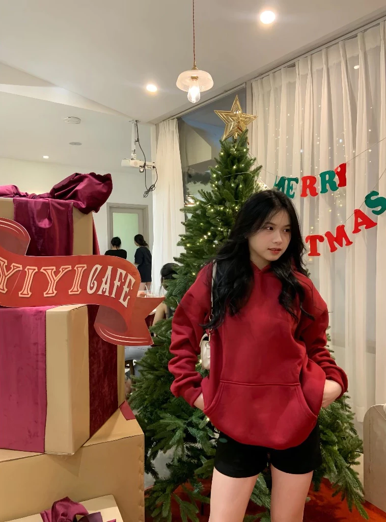 RNC Oversize Blank Hoodie - Áo Nỉ Có Mũ Trơn Basic Brand REUNION