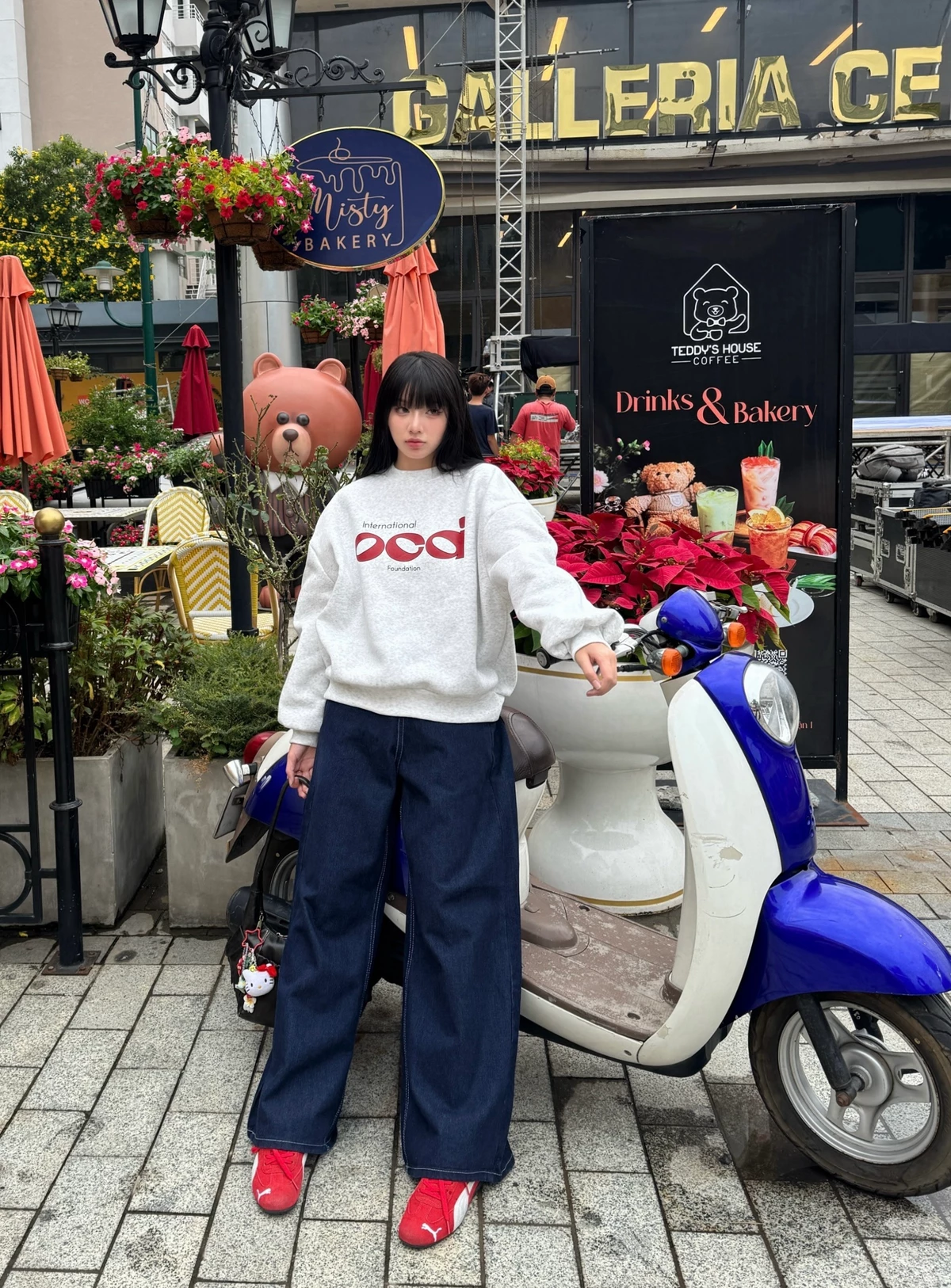 𝐊𝐈𝐋𝐋 𝐒𝐘𝐒𝐓𝐄𝐌 - Áo sweater nỉ bông form boxy in hình