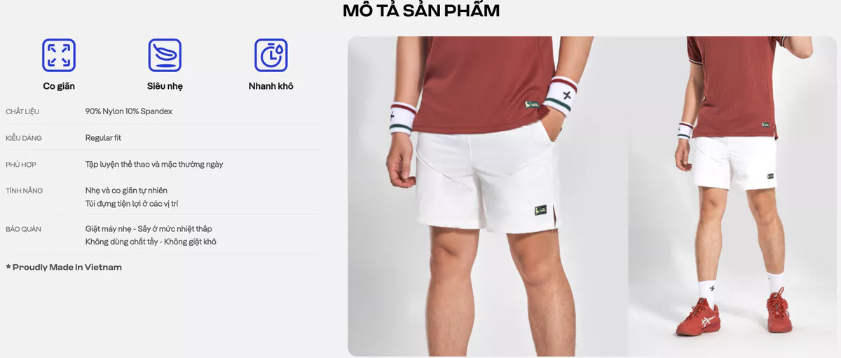 [TẶNG COMBO 2 ĐÔI TẤT]Set đồ bộ thể thao nam Pickleball Áo và Quần Dink Shot Thoáng khí Thấm hút tốt Coolmate