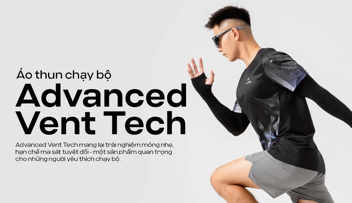 [OUTLET - KHÔNG ĐỔI TRẢ]Áo thun chạy bộ Advanced Vent Tech màu Vàng thoáng khí Coolmate