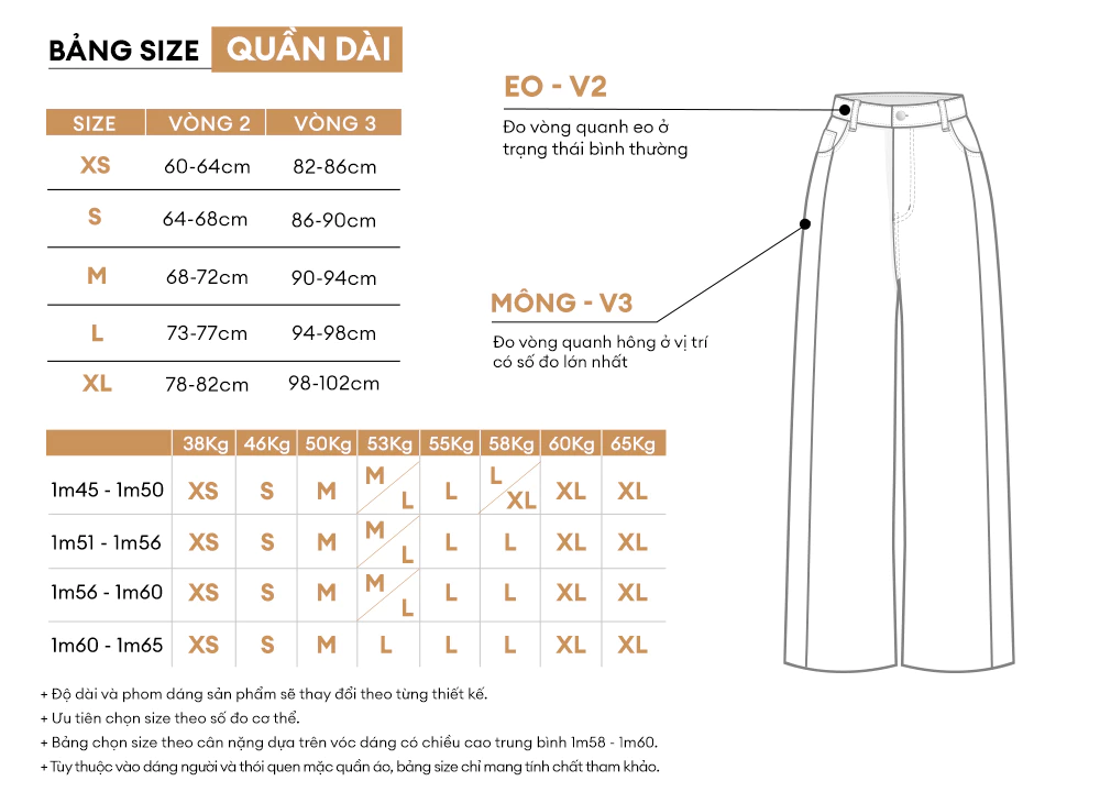 Quần Tây Nữ GUMAC Ống Rộng Lưng Kiểu Có Hai Túi Xéo Con Đỉa Nhỏ Tạo Điểm Nhấn QF07030 - QG09090