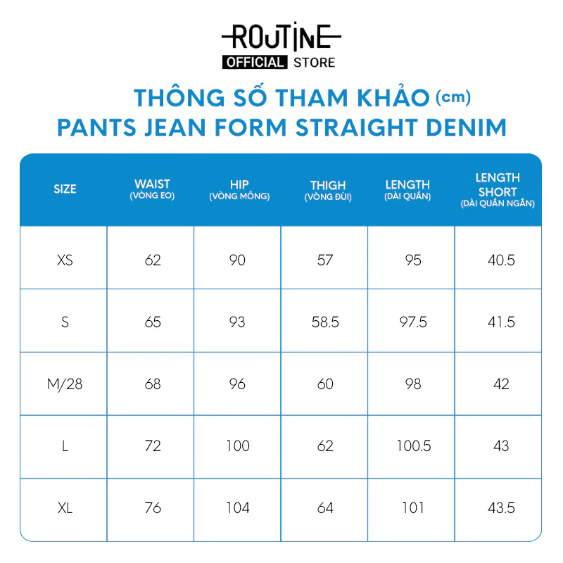 [UP TO 20%++] Quần Jeans Nữ Ống Suông Đứng Form Straight - Routine 10S25DPAW005