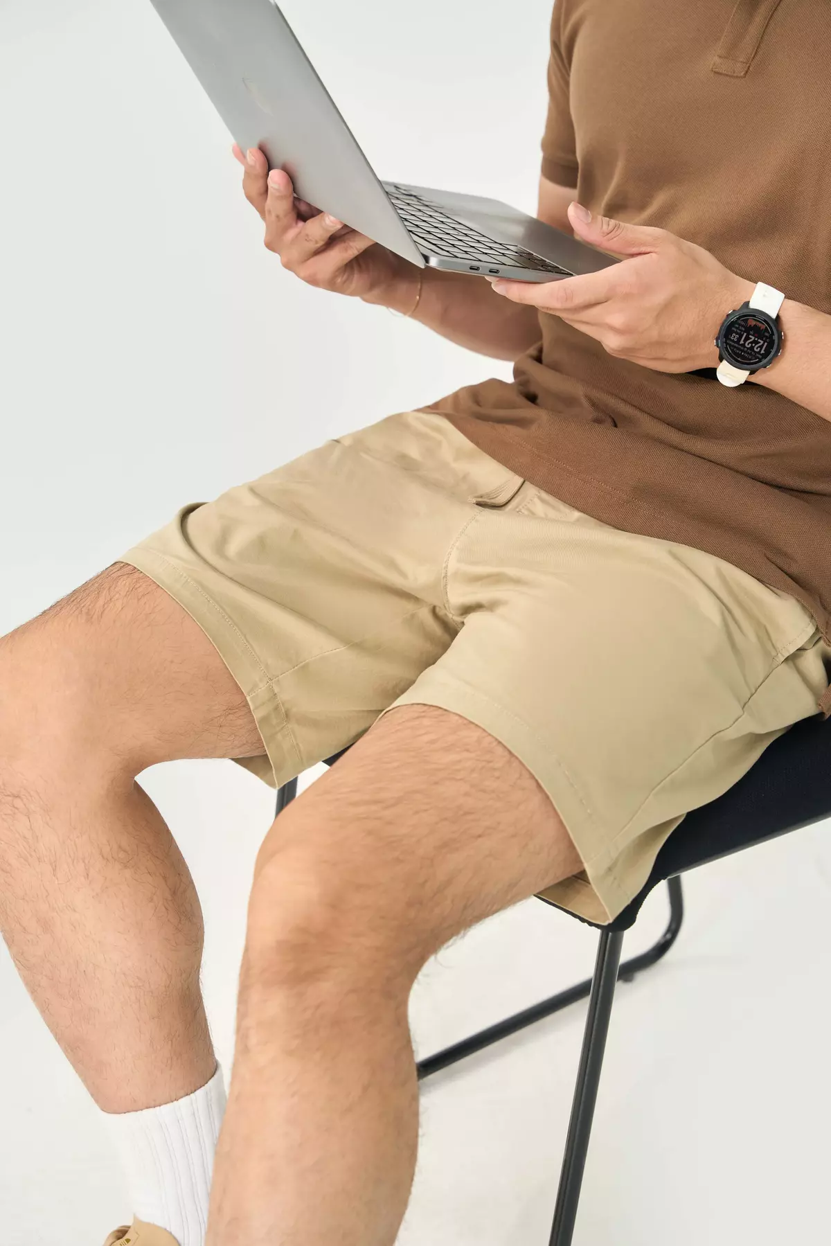 Quần short Chino nam 7inch co giãn, thấm hút tốt, quần đùi dạo phố, du lịch Coolmate