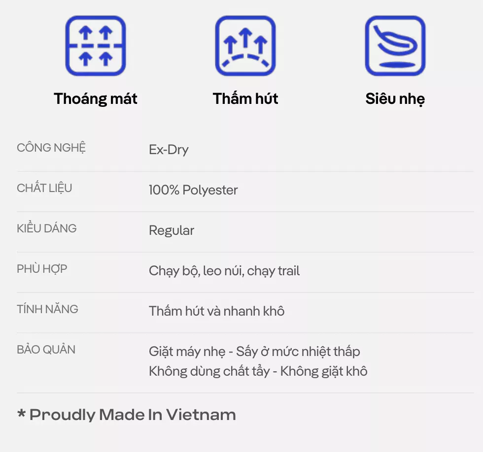 Áo thun thể thao chạy bộ AirRush Gradient thấm hút tốt thoáng khí Coolmate