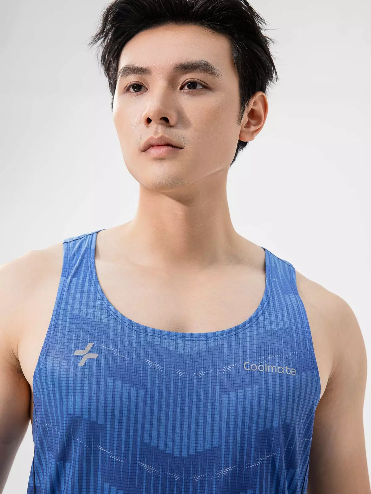[MUA 2 GIẢM 5%]Áo Singlet chạy bộ Graphic Energy áo thể thao running thoáng khí thấm hút tốt Coolmate