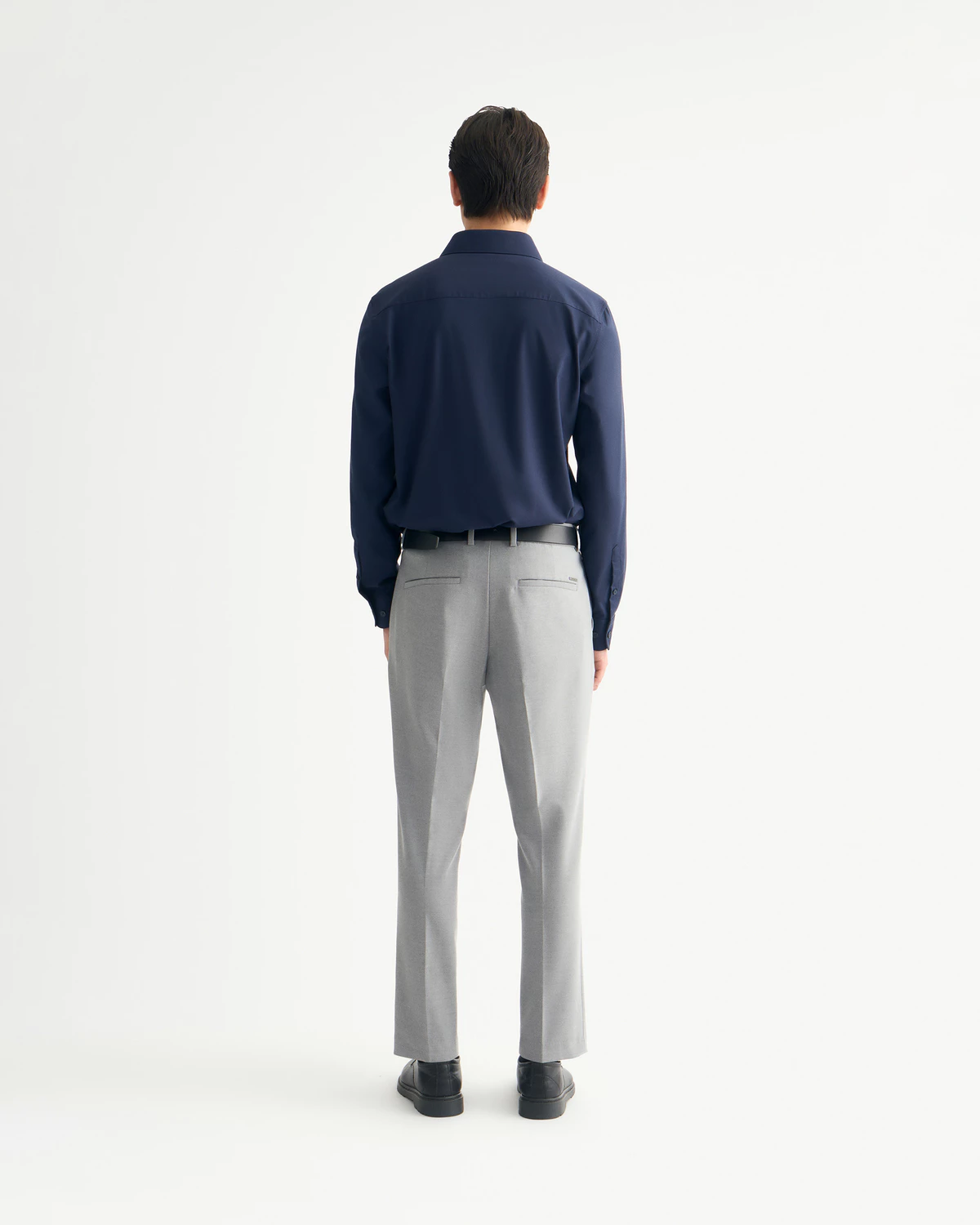 [UP TO 20%++] Quần Tây Dài Nam Nhãn Kim Loại Form Slim Cropped - Routine 10F25PFO022