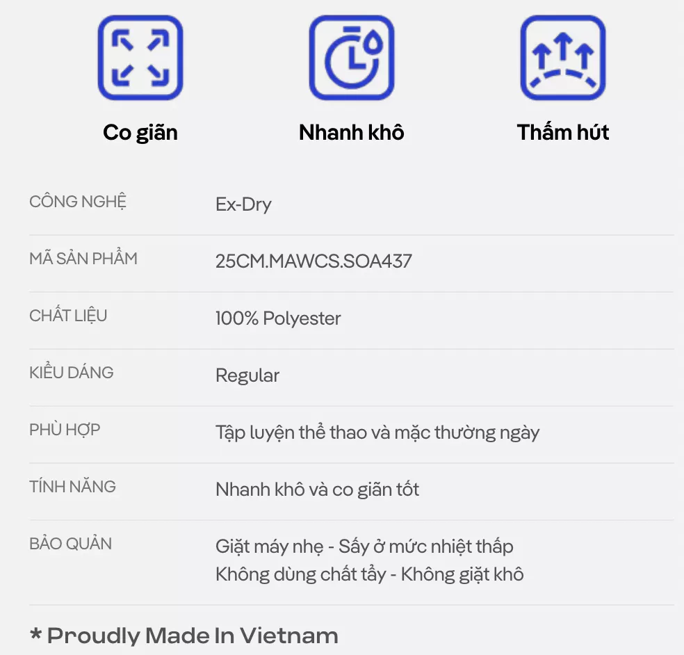 [MUA 2 GIẢM 5%]Quần short thể thao nam Teamwear Promax Flexline Active thấm hút nhanh khô thoáng khí Coolmate