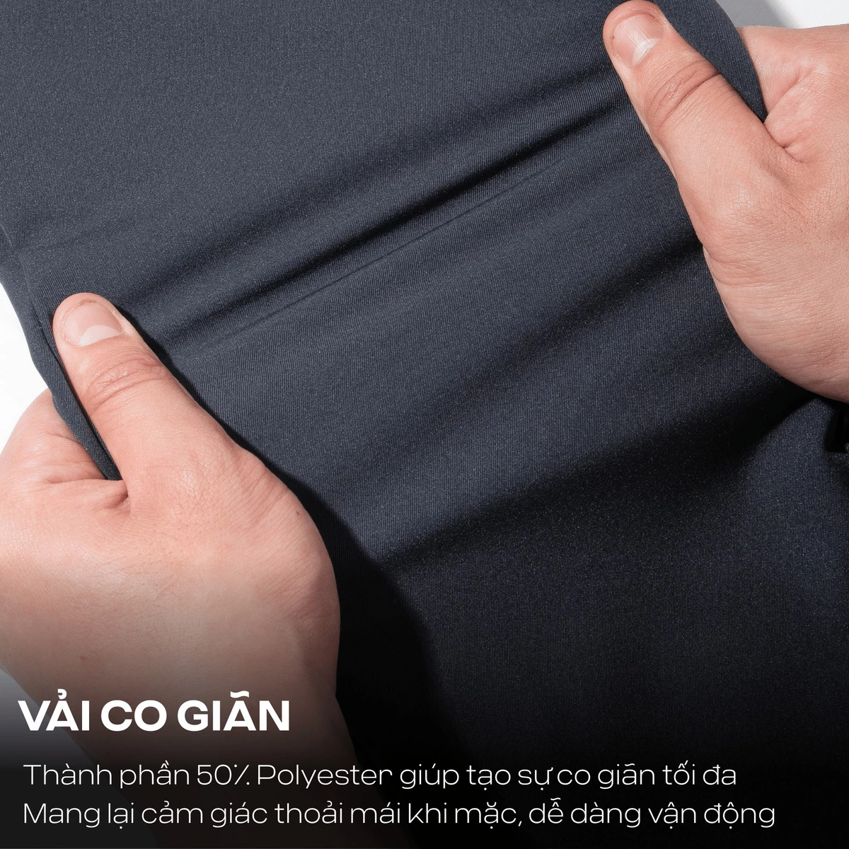 Quần dài nam Kaki Excool co giãn, thấm hút, chống nắng, quần âu chống tia UV Coolmate