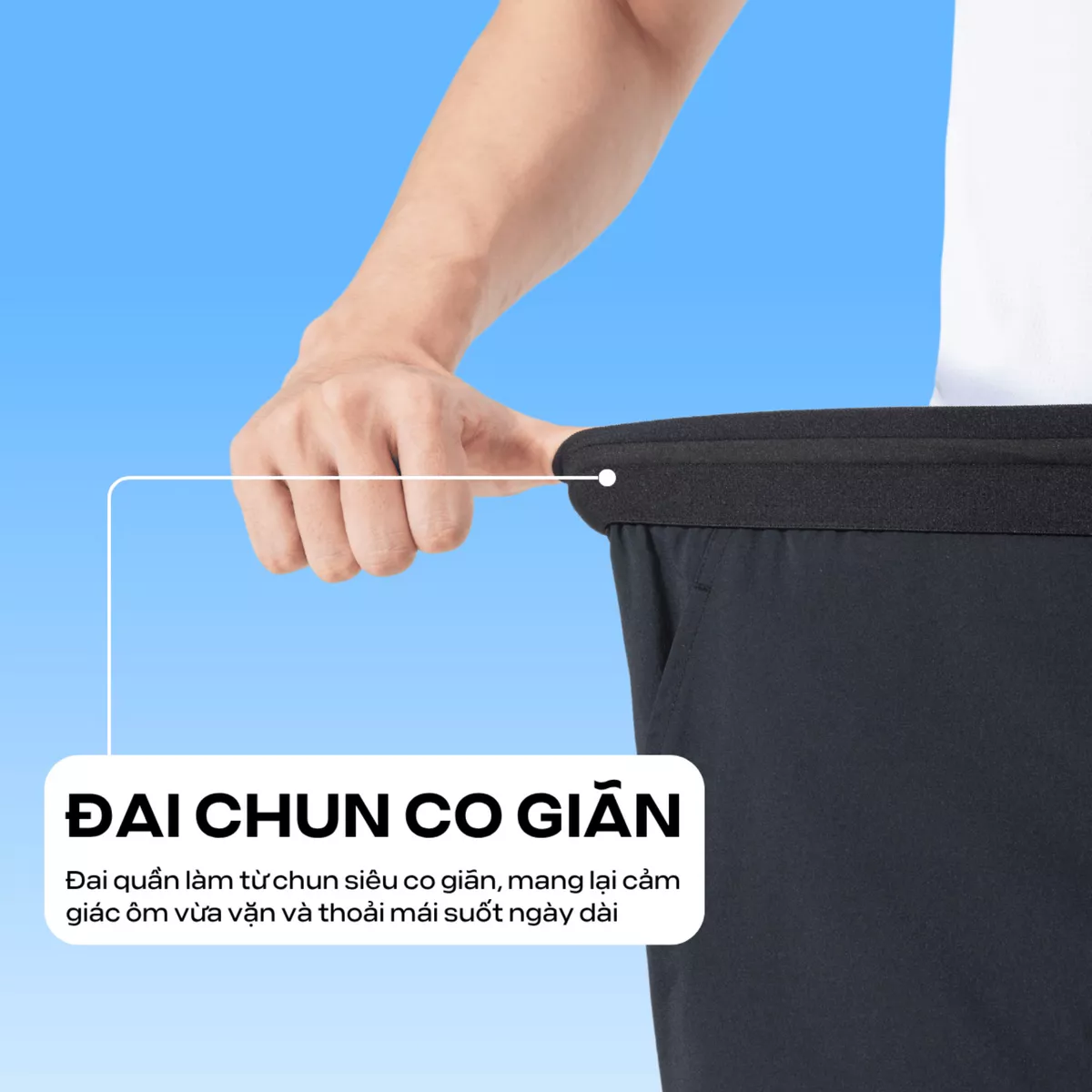 Quần shorts thể thao 6 inch đai siêu co giãn, thoáng khí, quần đùi đa năng Pickleball Coolmate