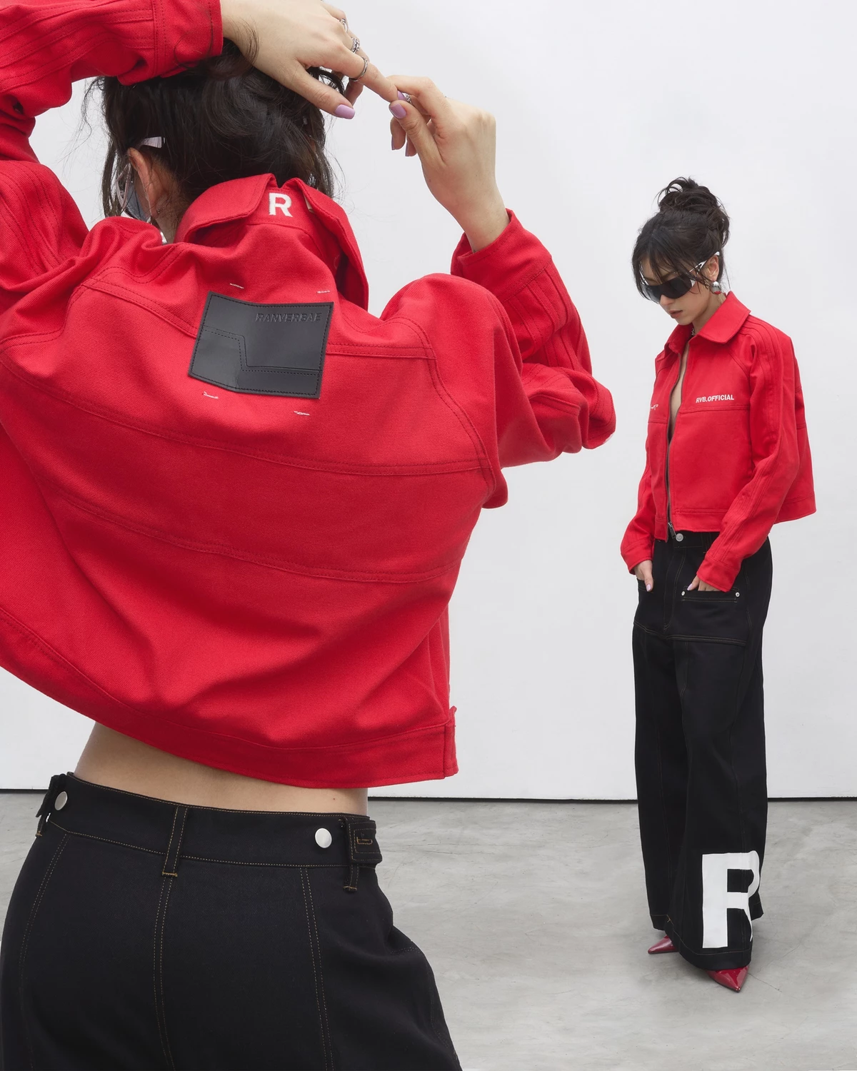 Áo Jacket  JIYU RED/ BLACK