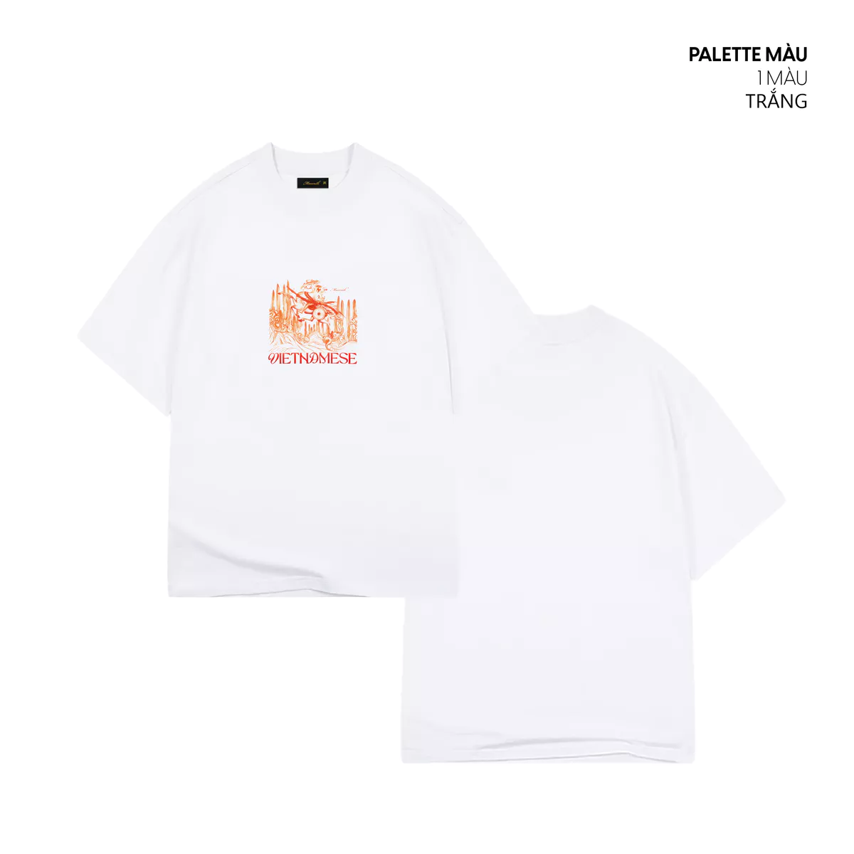 Áo Thun MVRK Thánh Gióng Việt Nam Form Boxy 250 GSM 100% Cotton Style Basic