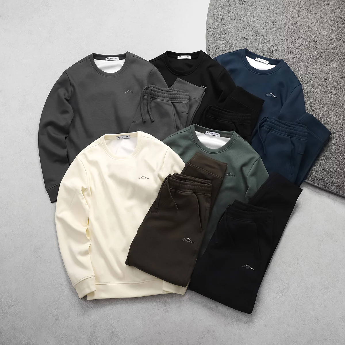 Bộ Quần Áo Nỉ Nam Mùa Đông 5S FASHION CHAMPION Dày Dặn, Giữ Ấm, Thêu Tinh Tế 01-MBNIR5013