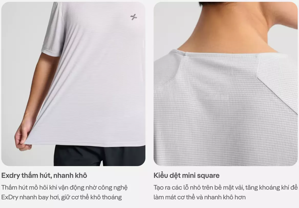 [MUA 2 GIẢM 5%]Áo Thun TShirt thể thao nam chạy bộ Running Essentials siêu nhẹ, nhanh khô, thoáng mát Coolmate
