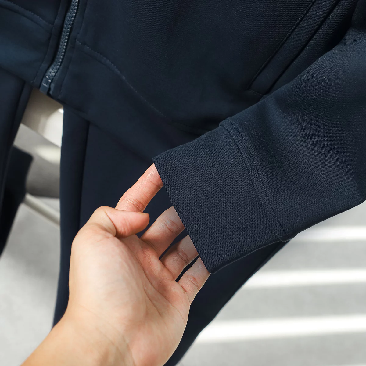 Bộ Nỉ Khóa Nam S-WARM 5S FASHION Phối Line Khỏe Khoắn, Chất Nỉ Cao Cấp, Ấm Áp 01-MBNKR5027