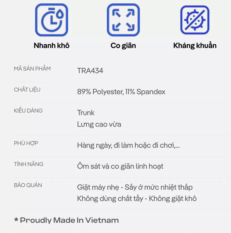 Combo 5 quần lót nam Trunk siêu anh hùng thoáng khí Coolmate [BST MARVEL]