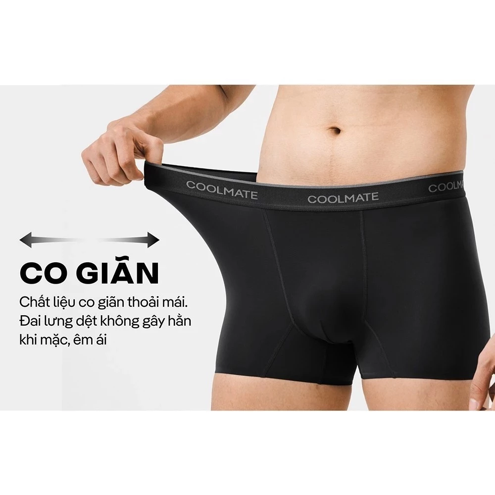 [MUA 3 TẶNG 1 QUẦN LÓT BẤT KÌ]Combo 3 quần lót Excool siêu mát, thoáng khí, nhanh khô Coolmate