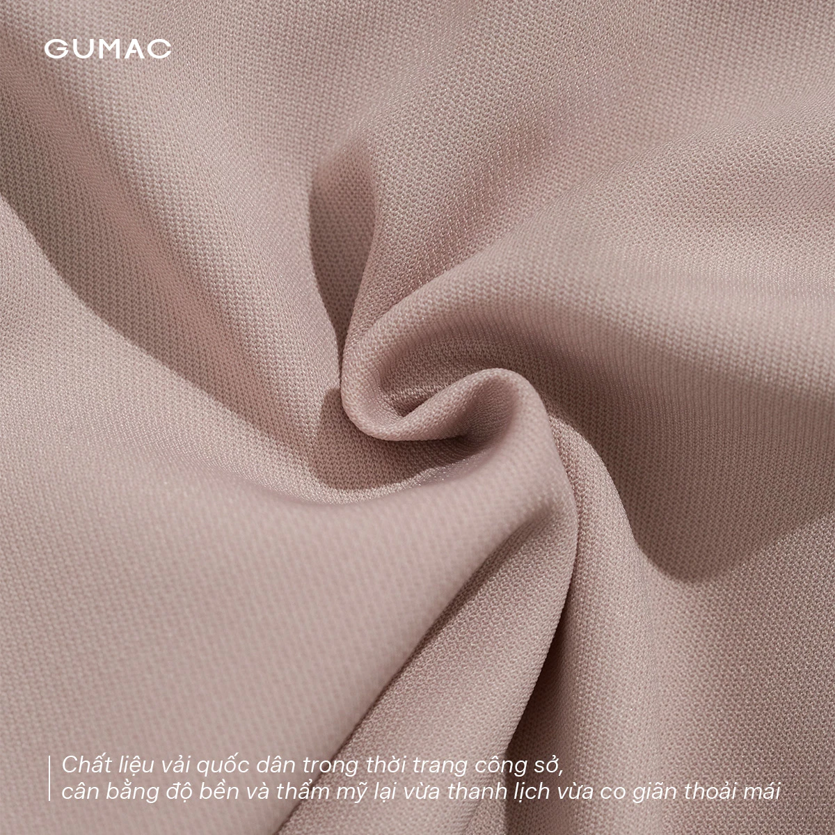 [MUA 2 GIẢM 80K] Quần Tây Nữ Ống Đứng 91cm GUMAC Quần Baggy Công Sở Lưng Cao Bigsize Cài Khuy Chất Tuyết Mưa LQE0819