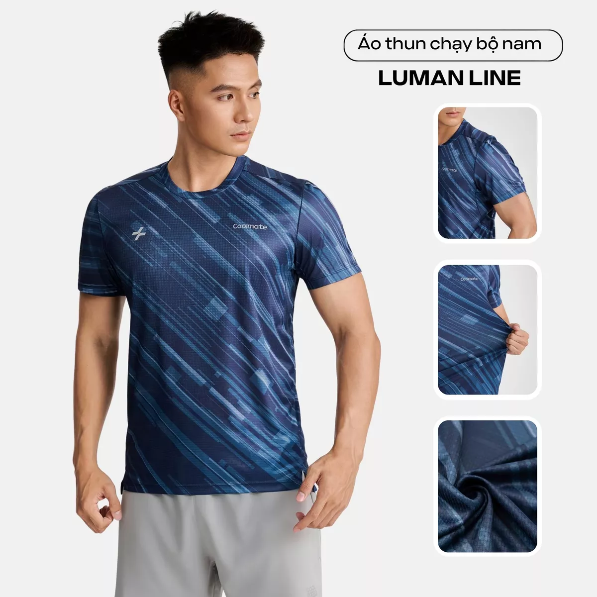 BST Áo thun thể thao Graphic chạy bộ, chạy trail siêu nhẹ, thoáng khí, thấm hút mồ hôi Coolmate