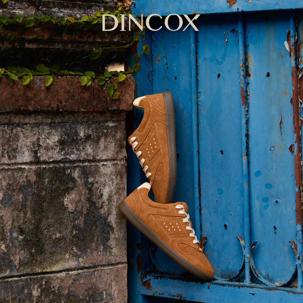 Giày Sneaker Nam Nữ Da Suede Cao Cấp Dincox Shoes DC50 RUSTY