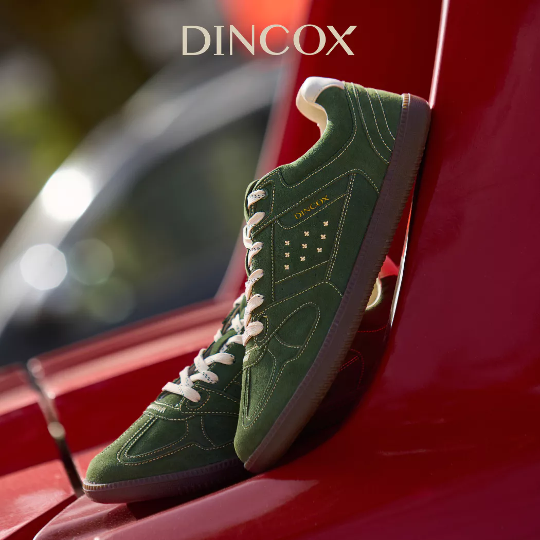 Giày Sneaker Nam Nữ Da Suede Cao Cấp Dincox Shoes DC50 WEED