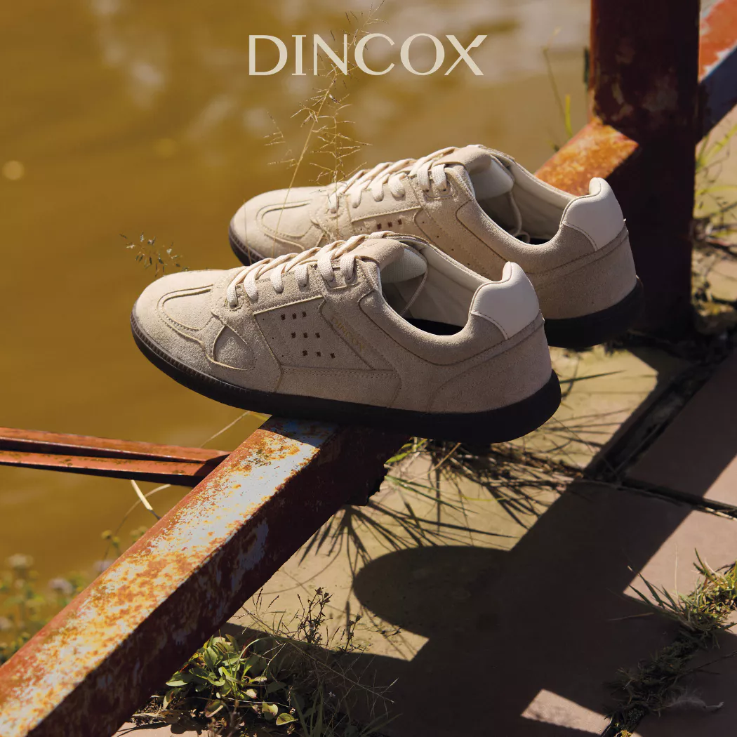 Giày Sneaker Nam Nữ Da Suede Cao Cấp Dincox Shoes DC50 TOFFEE