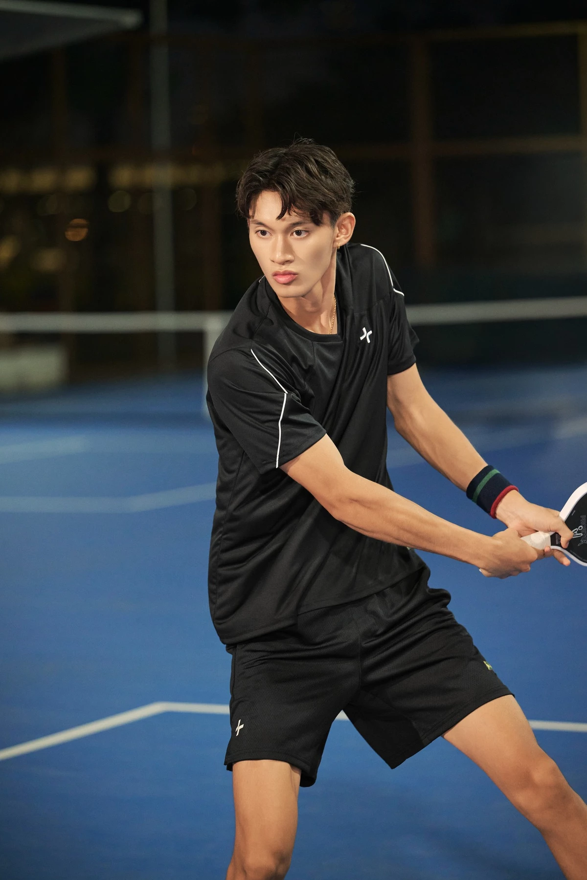 Set thể thao nam Pickleball Áo Dinkshot thun cổ V + Quần short Exdry thoáng khí Coolmate