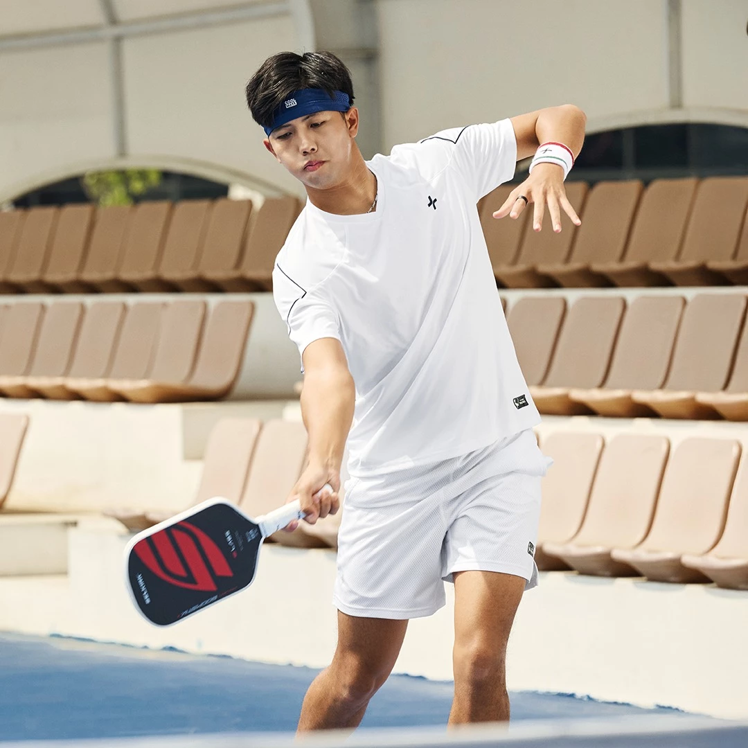 Set thể thao nam Pickleball Áo Dinkshot thun cổ V + Quần short Exdry thoáng khí Coolmate