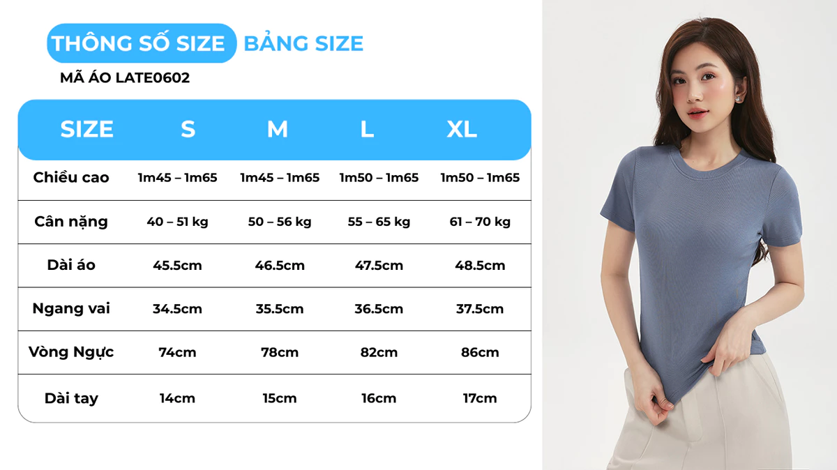 [NHẬP MÃ AFFNXY4 GIẢM 39K] Áo Thun Nữ Baby Tee GUMAC Áo Phông Nữ Form Ôm Cổ Tròn Chất Thun Gân Co Giãn Tôn Dáng LATE0602