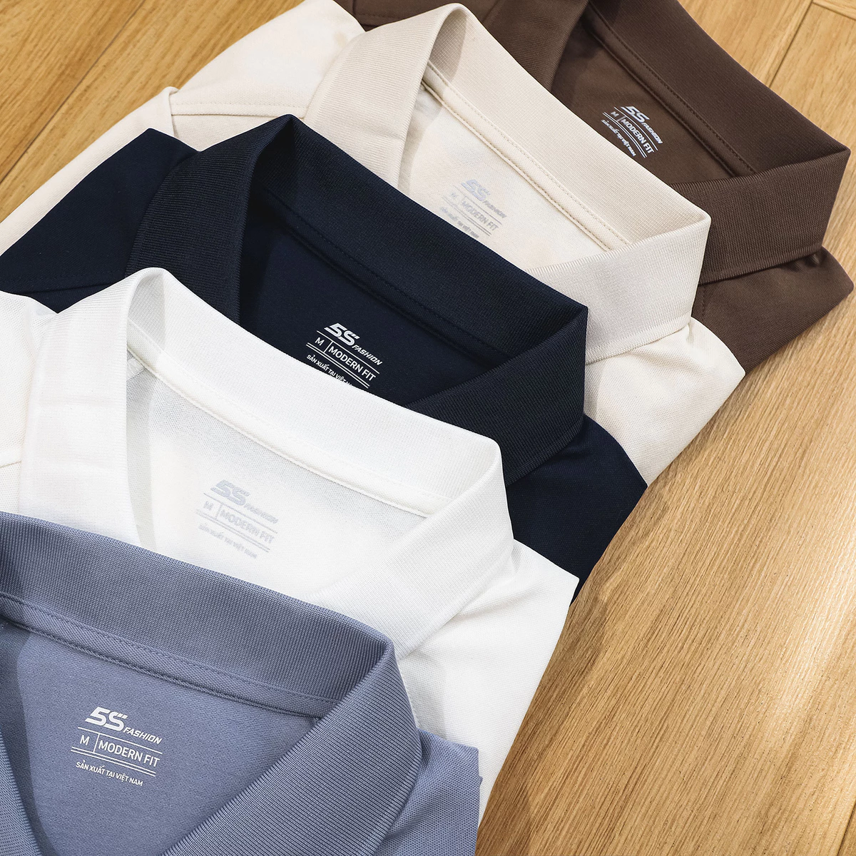 Combo 2 Áo Polo Nam RAGLAN 5S FASHION, Mềm Mát, Lịch Lãm, Sang Trọng 2C-M0APC26100