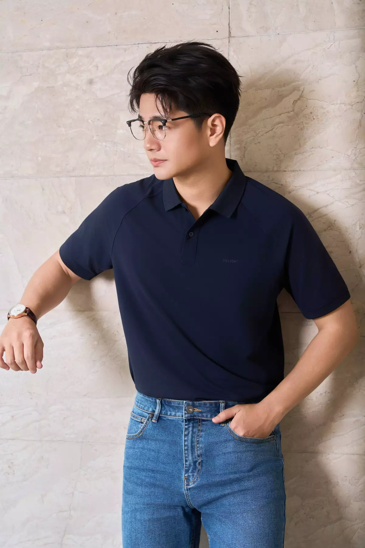 Combo 2 Áo Polo Nam RAGLAN 5S FASHION, Mềm Mát, Lịch Lãm, Sang Trọng 2C-M0APC26100