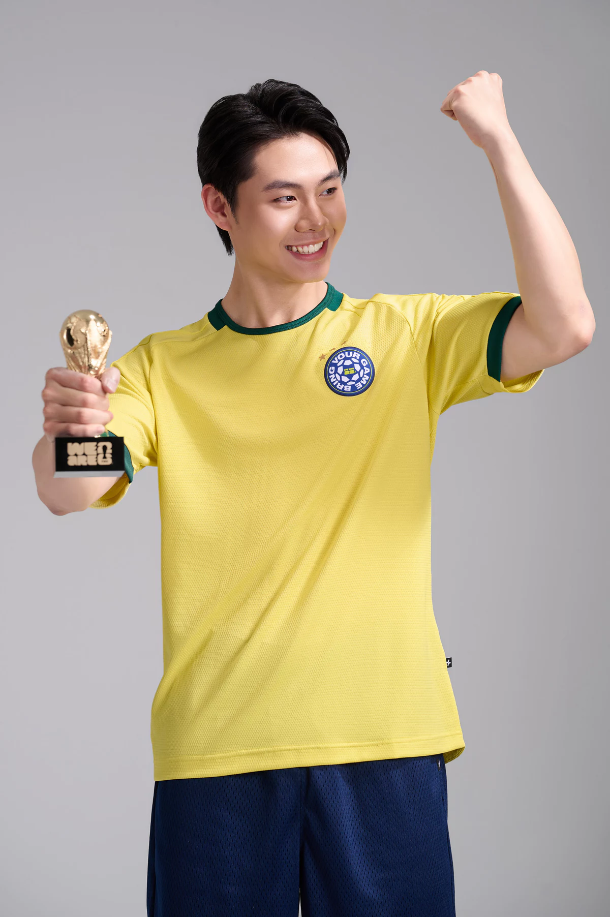 Áo thun phối bo cổ Exdry Performance World Cup, áo đa năng thể thao bóng đá, áo mặc hàng ngày COOLMATE