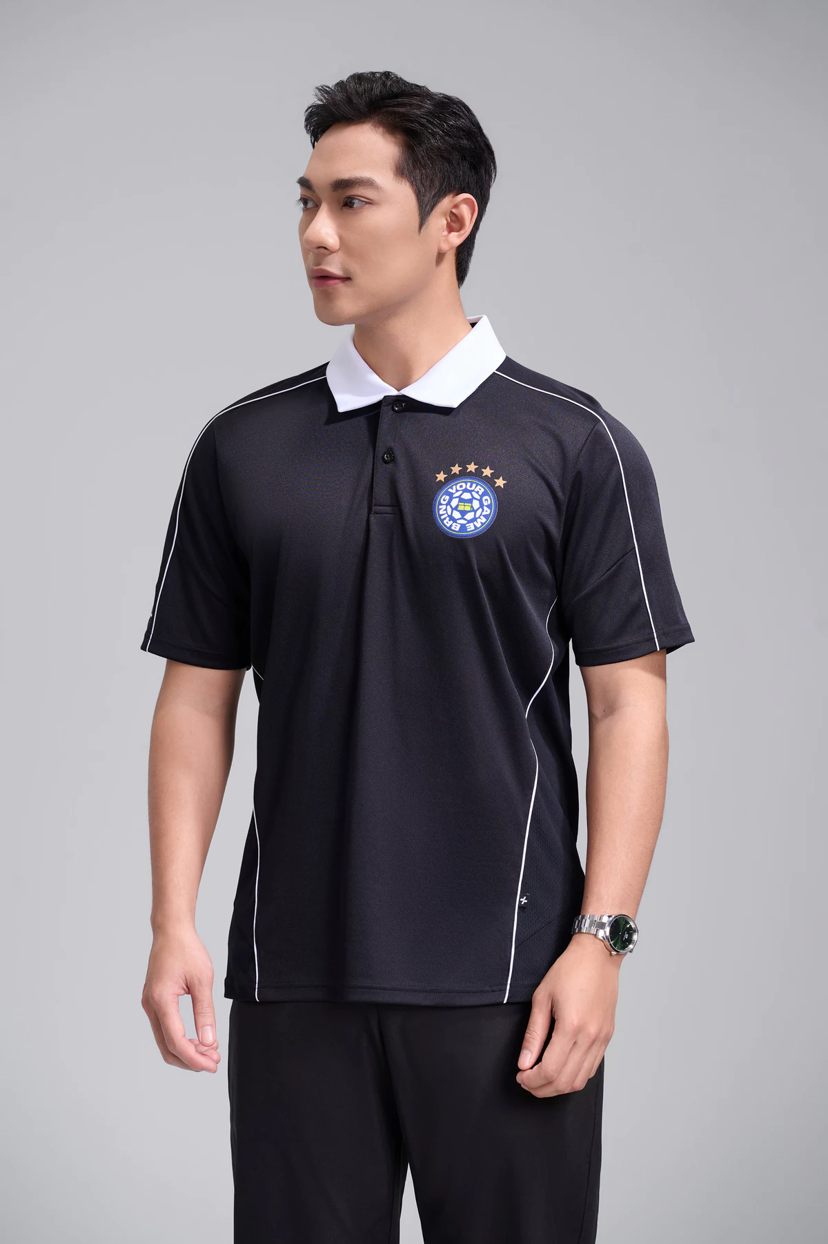 [VOUCHER 45%]Áo polo nam phối bo cổ Exdry Performance World Cup, áo đa năng thể thao, áo mặc hàng ngày COOLMATE