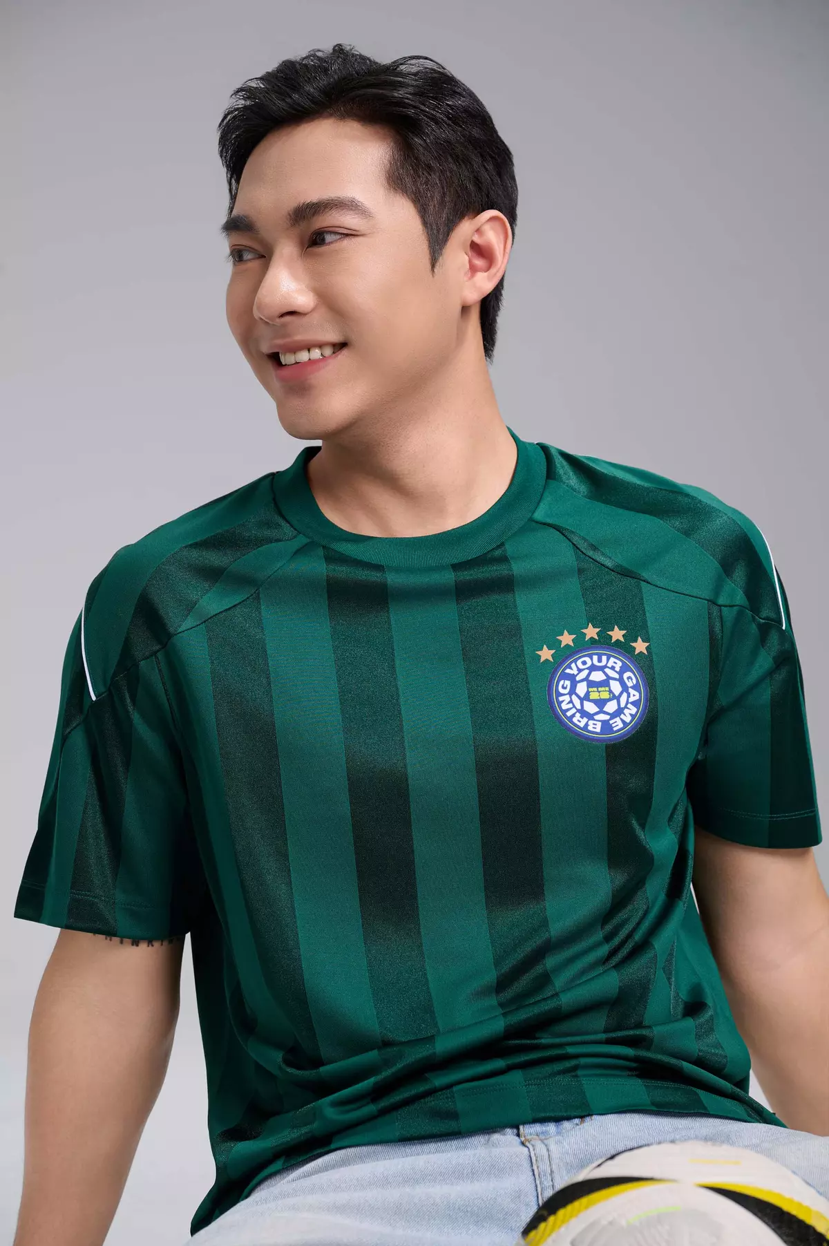 [VOUCHER 45%]Áo thun cổ tròn Exdry ProActive World Cup, áo đa năng thể thao, áo bóng đá, áo mặc hàng ngày COOLMATE