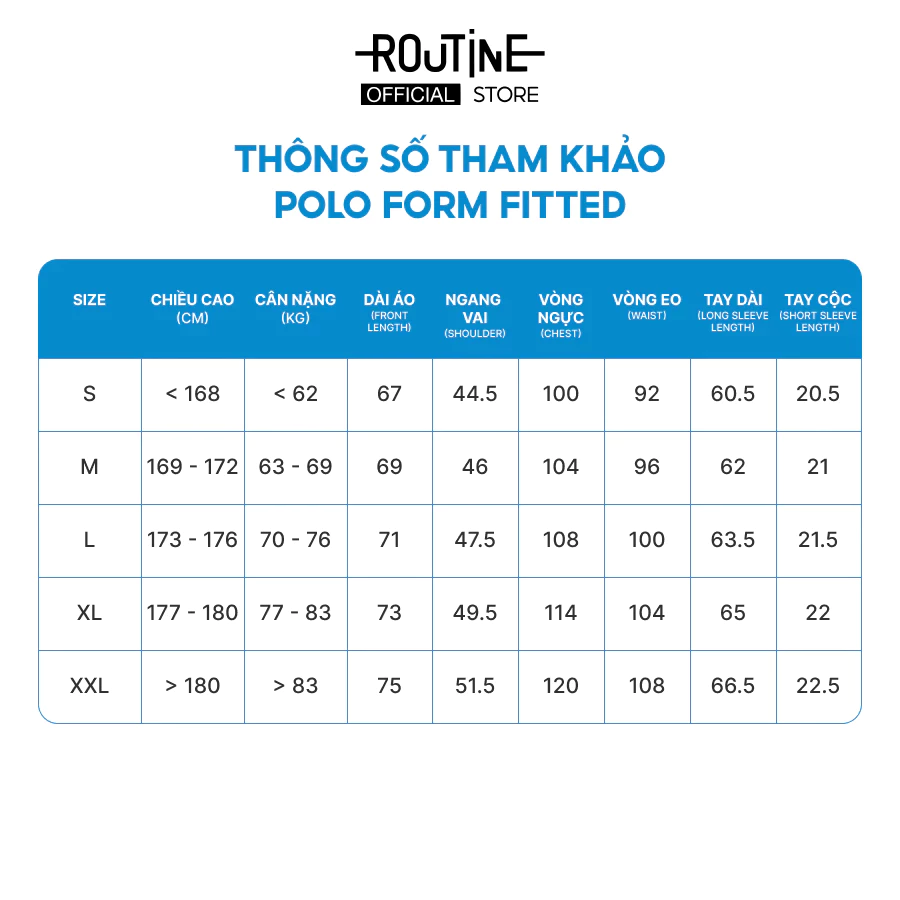 [UP TO 15%++] Áo Polo Trơn Tay Ngắn Co Giãn Thoáng Mát Form Fitted - Routine 10S26POL032