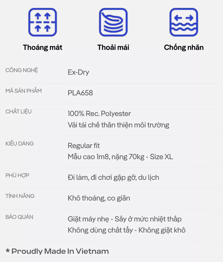 [VOUCHER 45%]Áo polo nam phối bo cổ Exdry Performance World Cup, áo đa năng thể thao, áo mặc hàng ngày COOLMATE