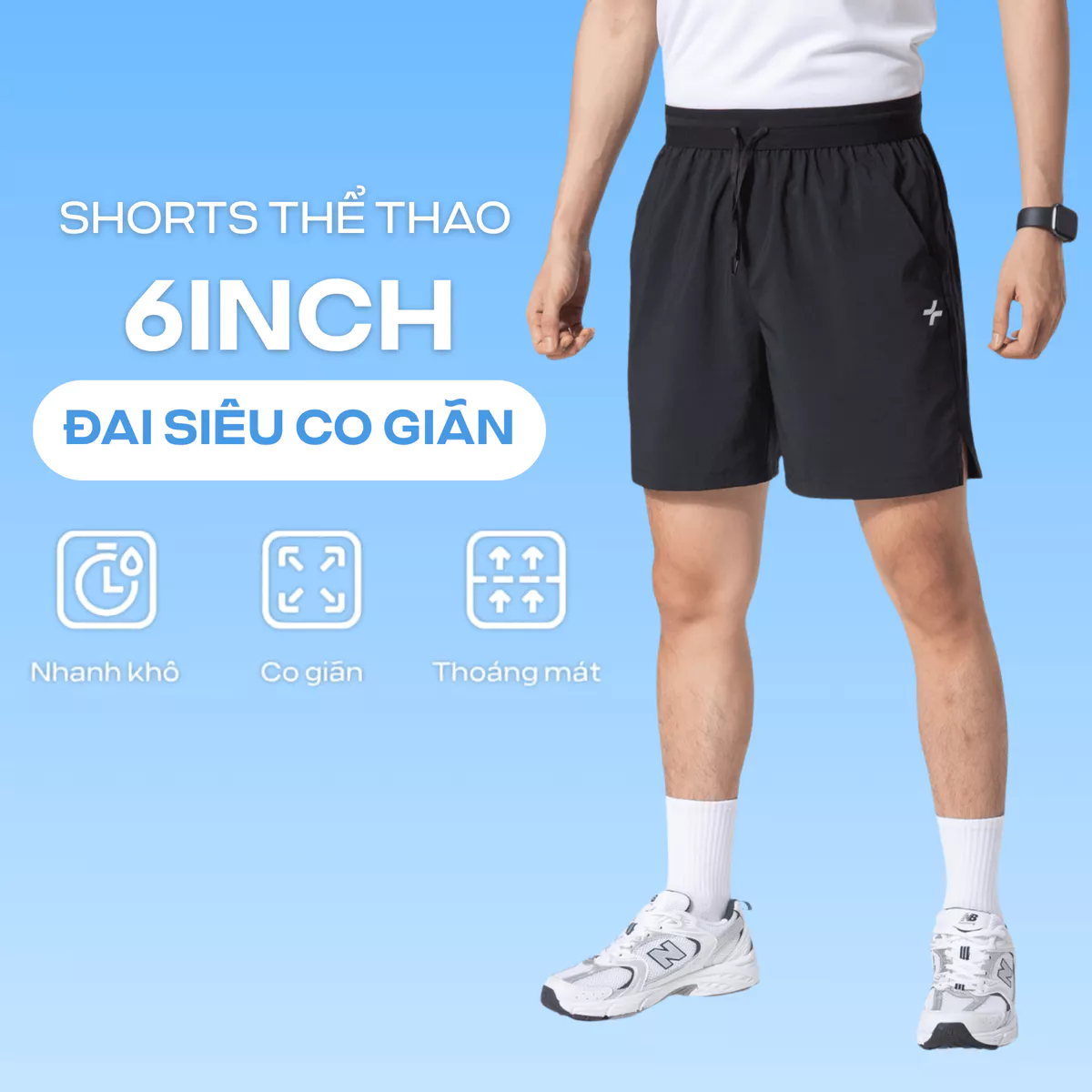 Set thể thao cầu lông pickleball tennis nam Áo IN Abstract Graphic thoải mái Coolmate