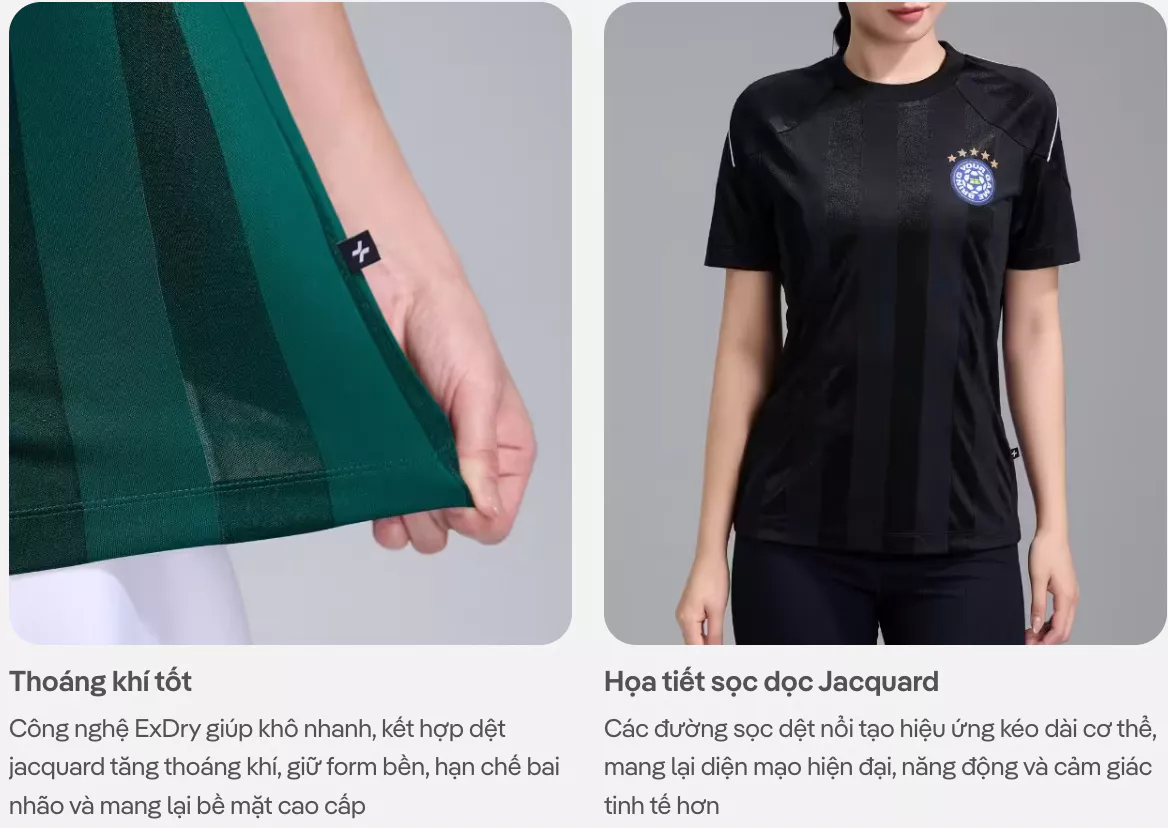 [VOUCHER 45%]Áo thun cổ tròn Exdry ProActive World Cup, áo đa năng thể thao, áo bóng đá, áo mặc hàng ngày COOLMATE