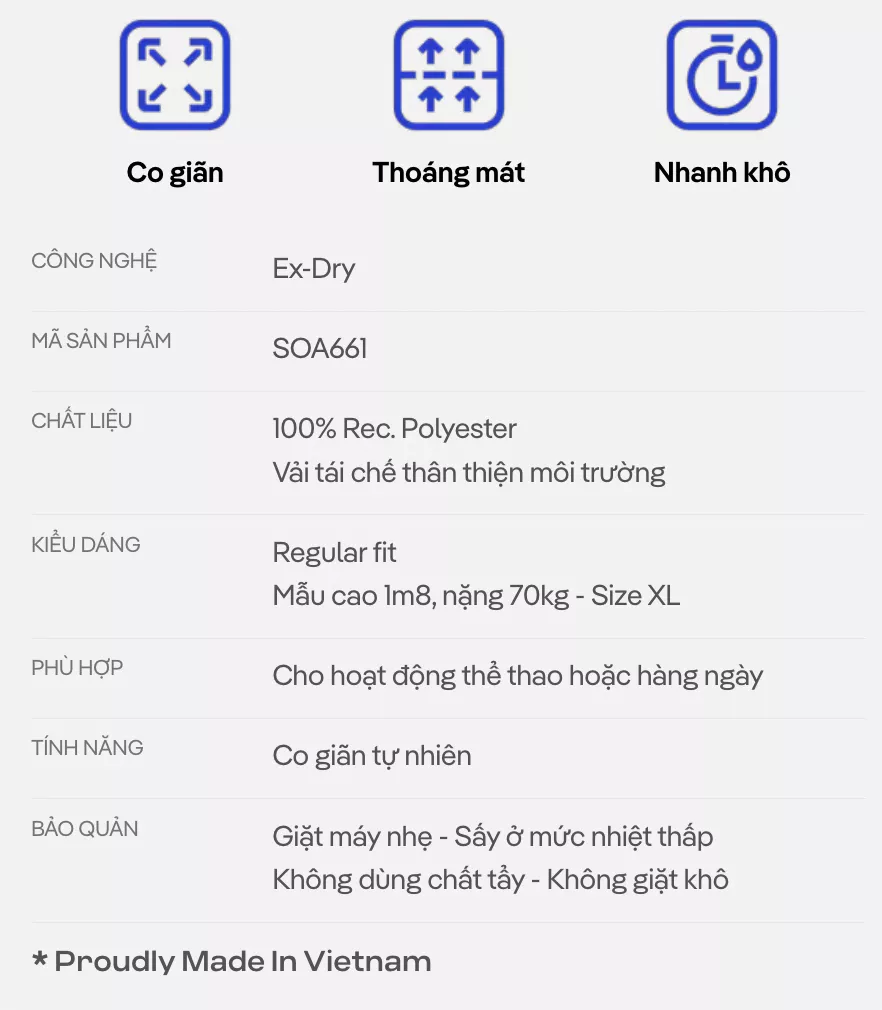 [VOUCHER 45%]Quần shorts thể thao bóng đá nam phối line Exdry Peformance World Cup thoáng khí, thấm hút tốt COOLMATE