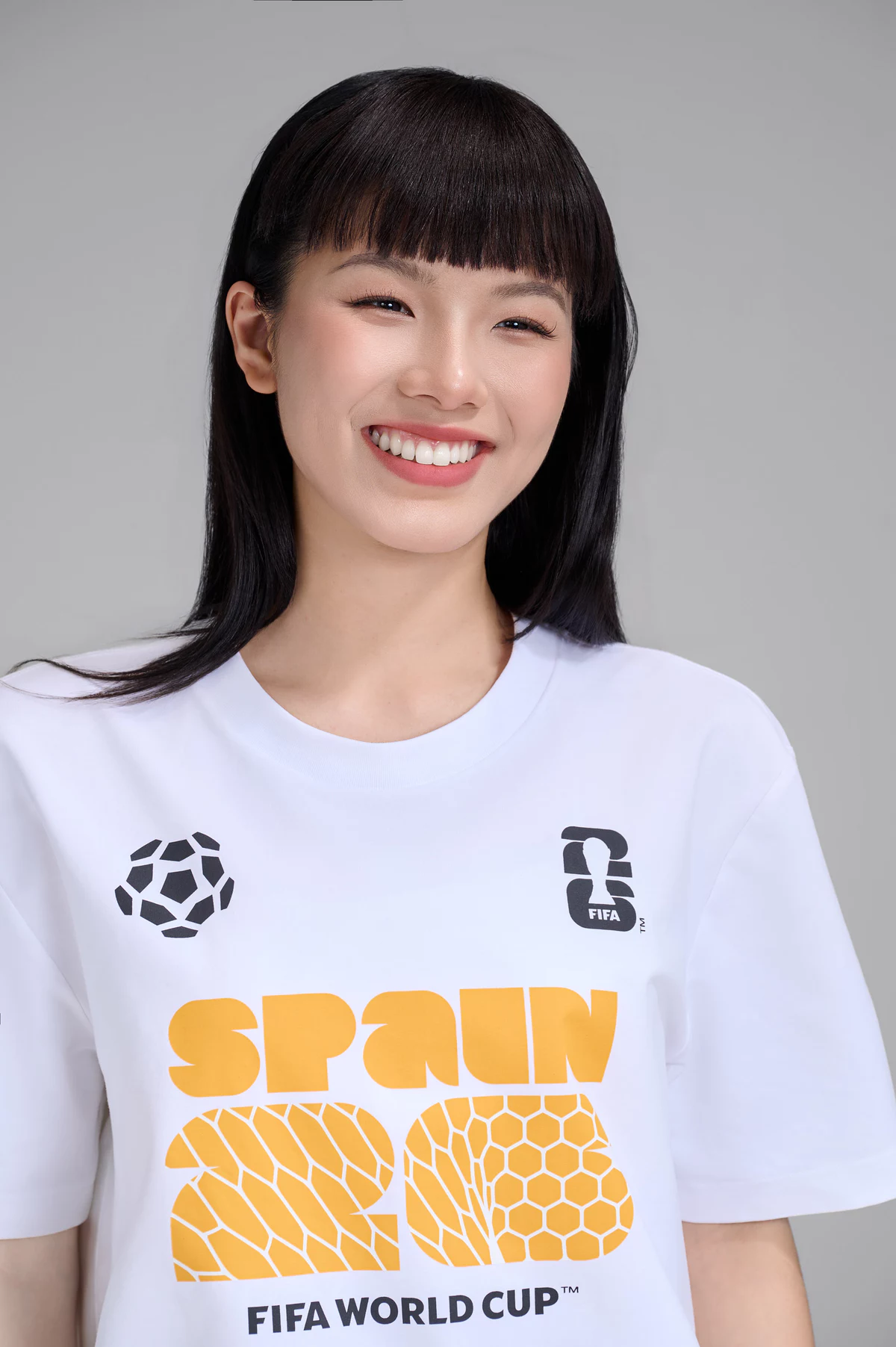 Áo thun Tshirt nam nữ Cotton Compact World Cup Spain Edition 26, Áo cổ vũ đội tuyển Tây Ban Nha