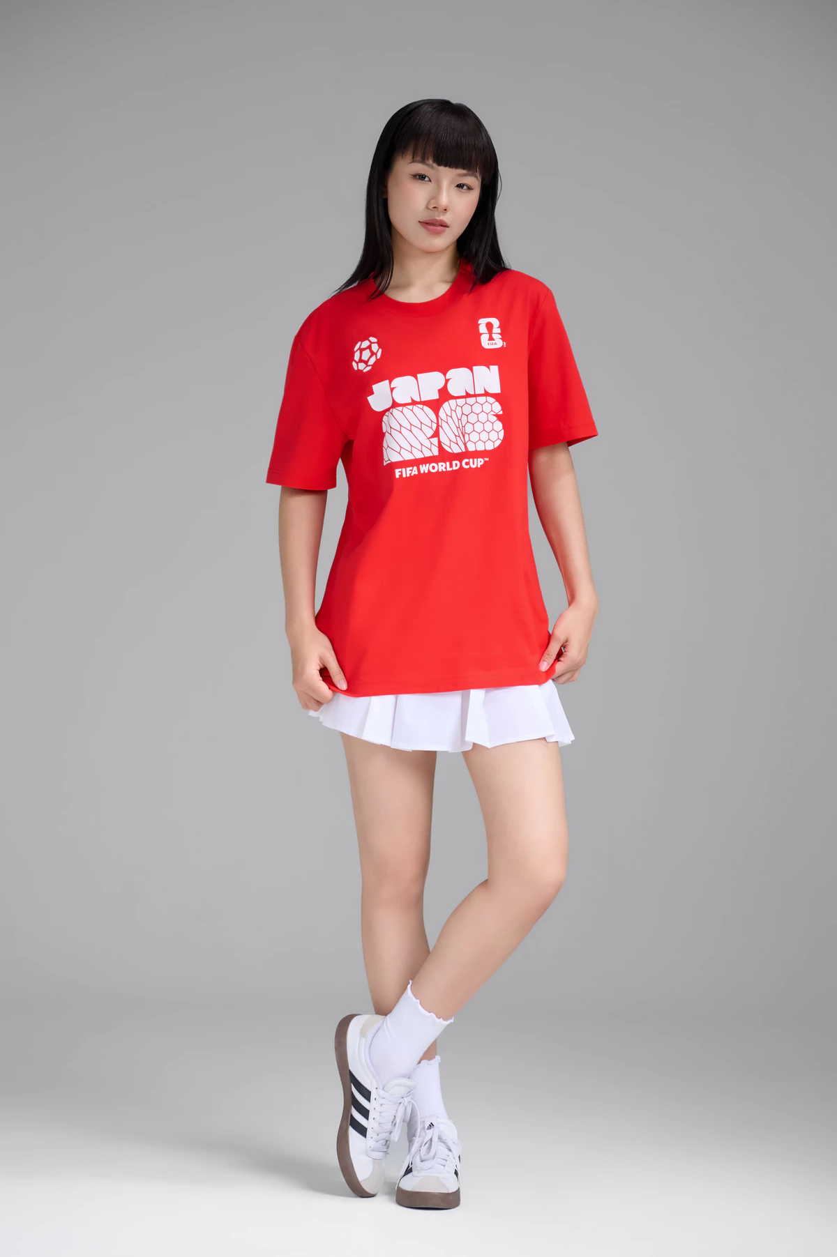 Áo thun Tshirt nam nữ Cotton Compact World Cup Japan Edition 26, Áo cổ vũ đội tuyển Nhật thoáng khí