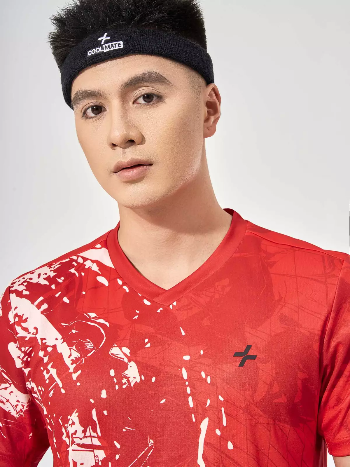 [VÕ HÀ LINH X COOLMATE]Áo thun thể thao nam cầu lông, Pickleball IN Abstract Graphic thấm hút, nhanh khô, thoáng khí