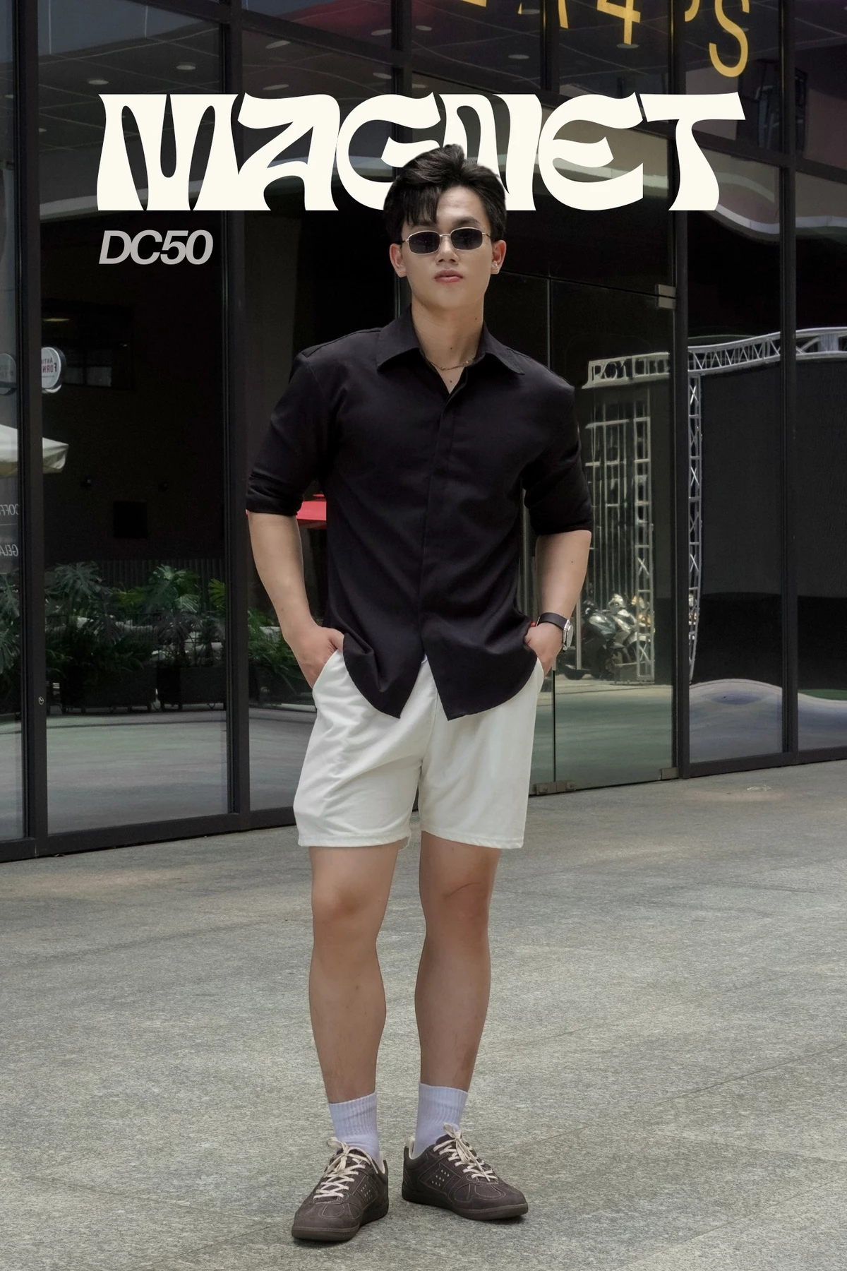 Giày Sneaker Nam Da Suede Cao Cấp Dincox Shoes DC50 MAGNET