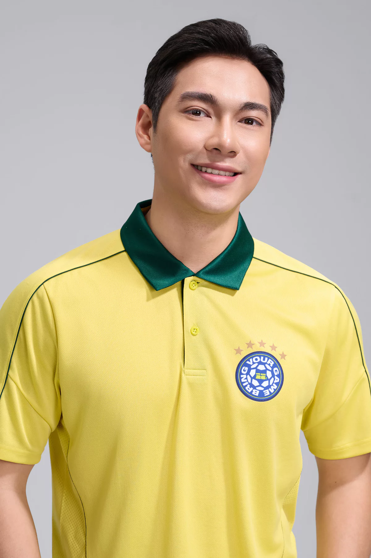 [VOUCHER 45%]Set đồ thể thao bóng đá World Cup Áo polo nam phối bo cổ Quần shorts Performance thoáng khí COOLMATE