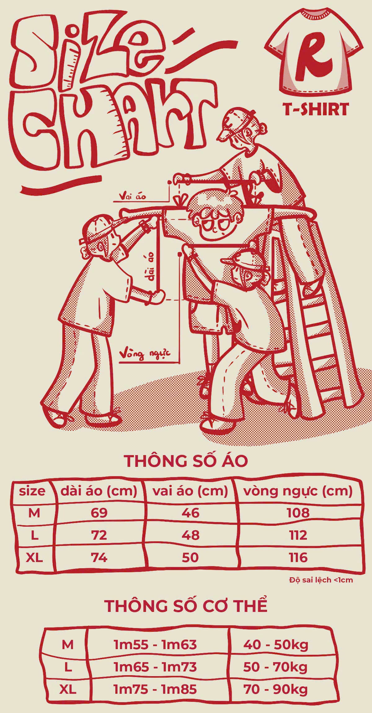RNC Chenille Embroidery R'KING Tee - Áo Thun Thêu Xù 3D Brand REUNION