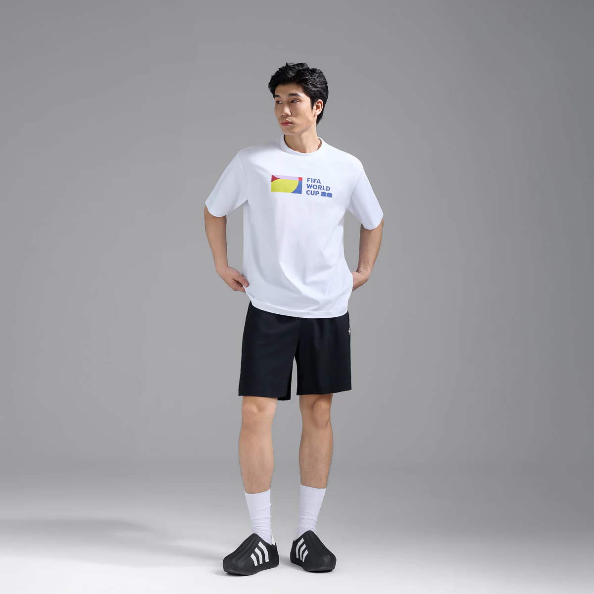 [VOUCHER 45%]Áo thun Tshirt nam nữ Relaxed Fit Cotton Compact World Cup Unity Bar