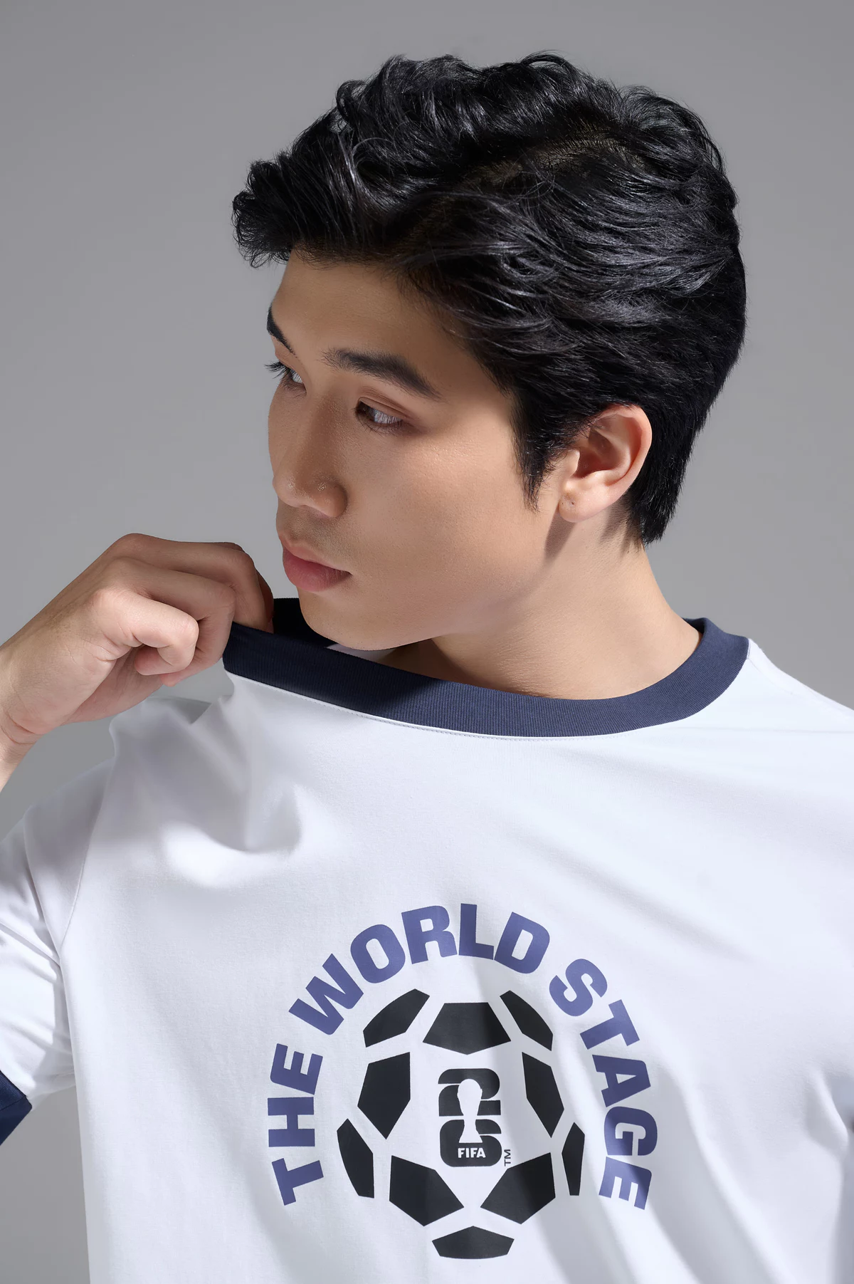 BST Áo thun Tshirt nam nữ Cotton Compact Colored Rib World Cup mềm mại, thấm hút